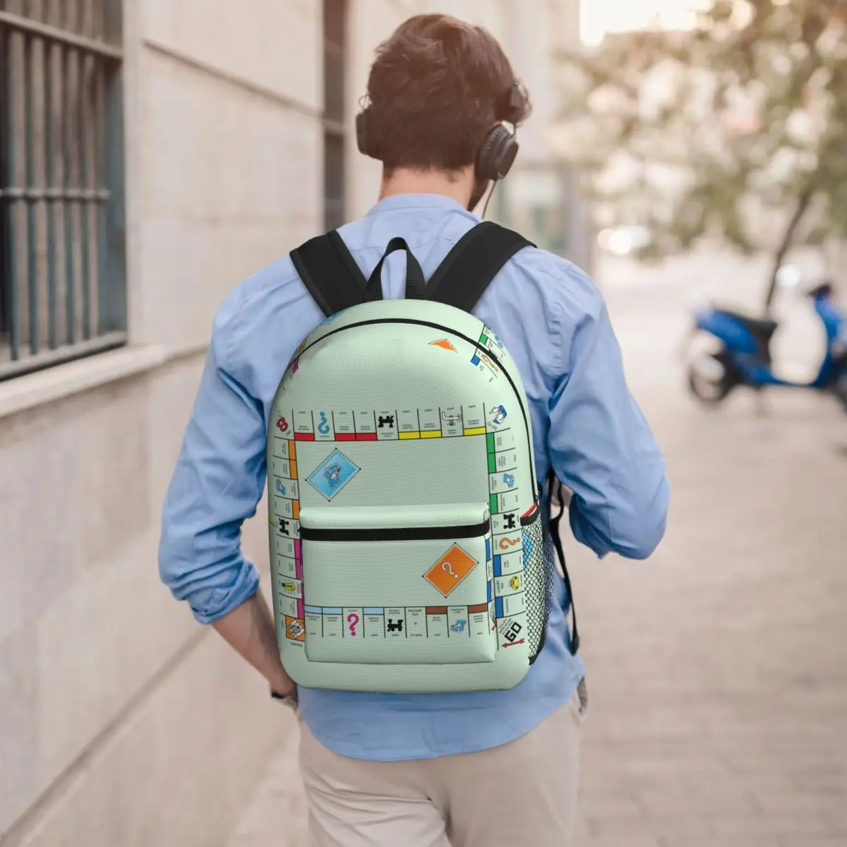 Board Game Board- Monopoly Backpack Student BookBag Kids School Bag Laptop Shoulder Bags for Men Women
Board Game Board- Monopoly Backpack Student BookBag Kids School Bag Laptop Shoulder Bags for Men Women