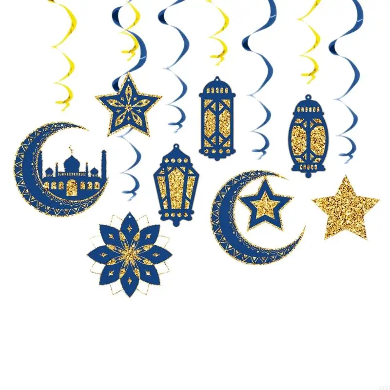 652F Arabian Eid Mubarak Hanging Swirls Eid Themed Ceiling Decoration for Wedding Birthday Party Decoration
652F Arabian Eid Mubarak Hanging Swirls Eid Themed Ceiling Decoration for Wedding Birthday Party Decoration