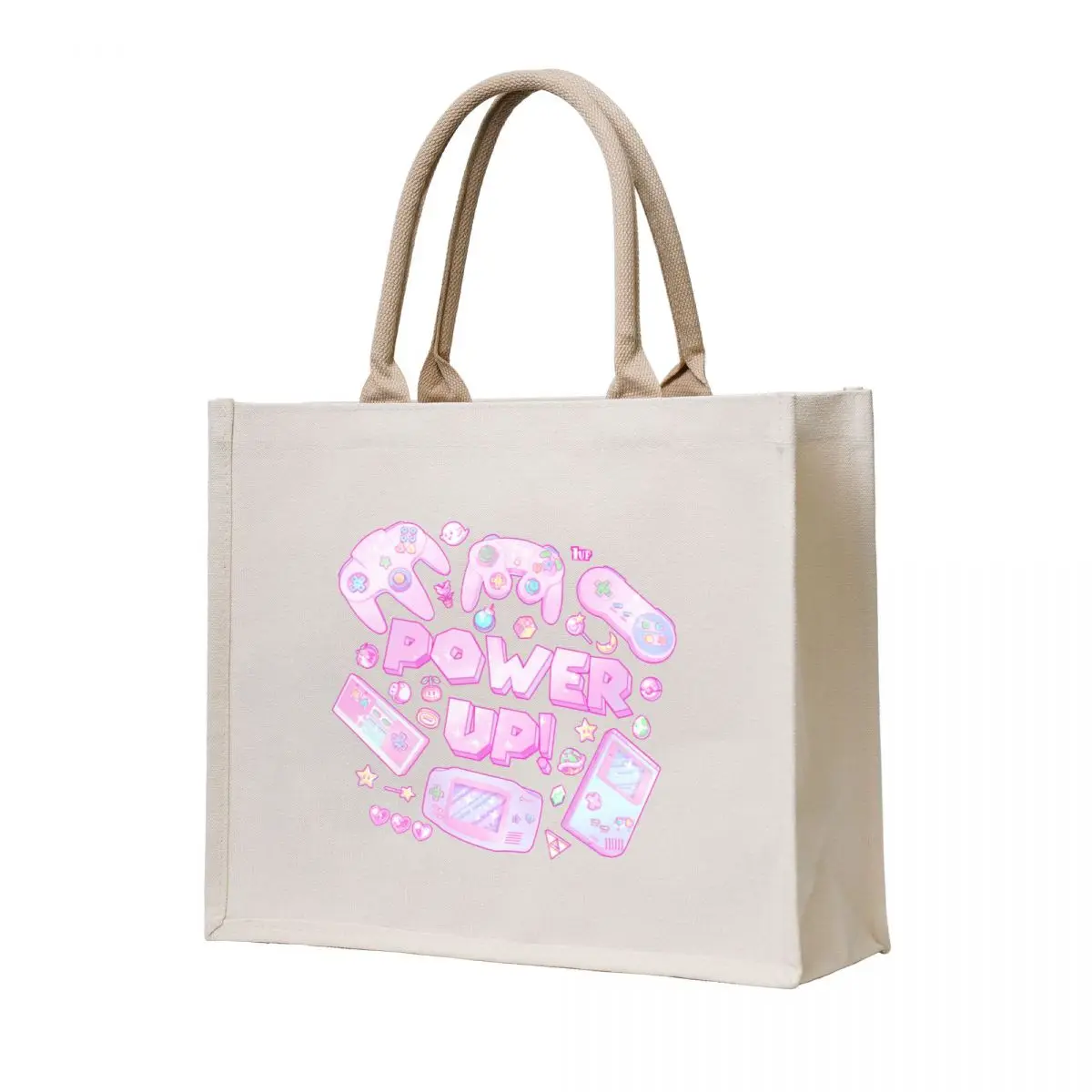 Power Up! Tote Bag eco pack custom fabric bag hand bag ladies 
Power Up! Tote Bag eco pack custom fabric bag hand bag ladies