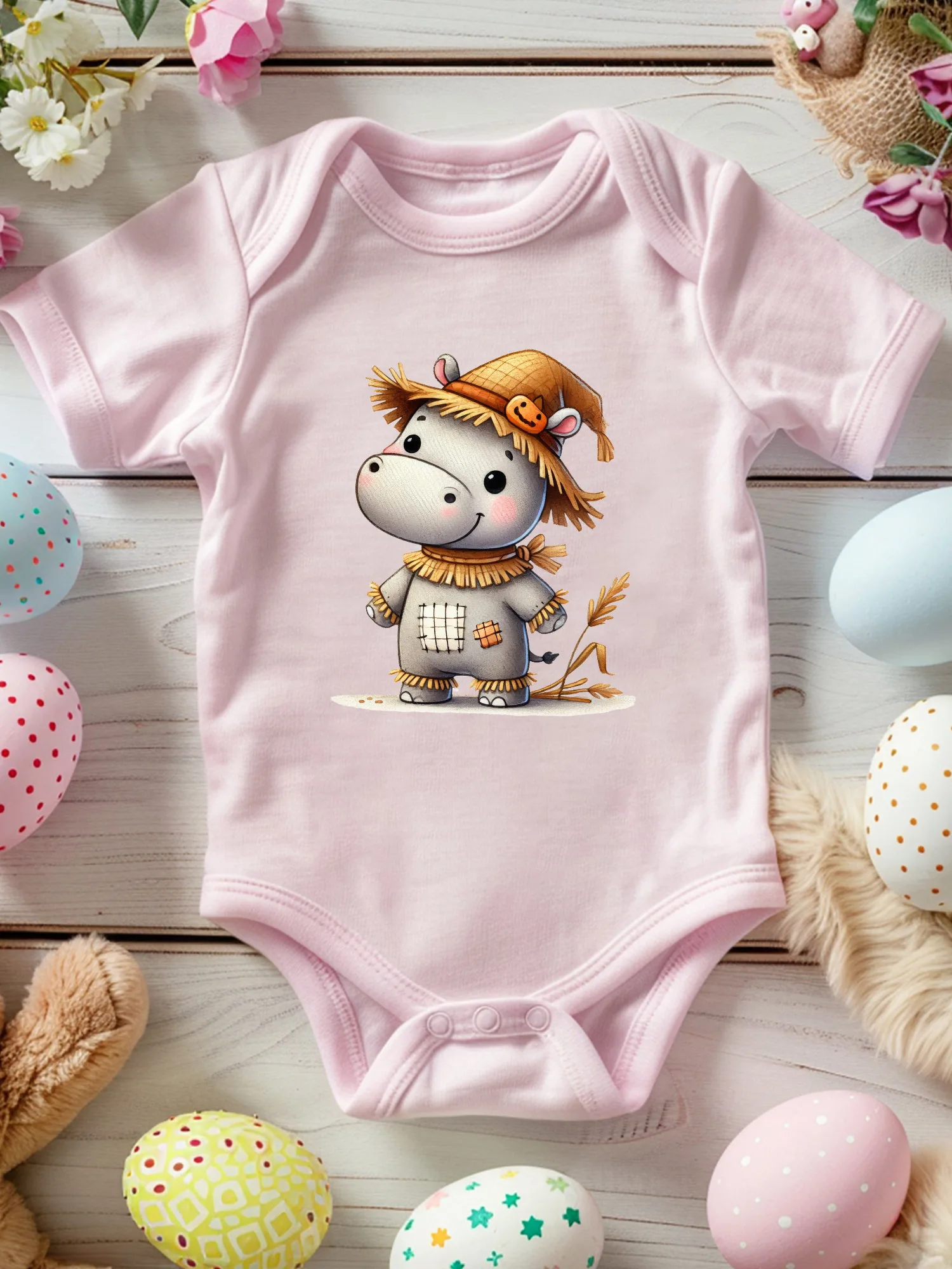 Комбинезон-слип для малышей Scarecrow Hippo, унисекс, 100% хлопок, мягкий, всесезонный, розовый, 190 г/м²
Комбинезон-слип для малышей Scarecrow Hippo, унисекс, 100% хлопок, мягкий, всесезонный, розовый, 190 г/м²