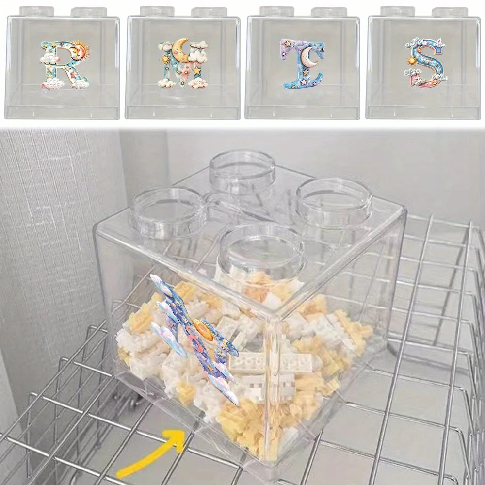 Iridescent Print Stackable Building Block Money Saving Box Home Decor Gift Coin Piggy Bank Case Ideal For Birthdays Holidays
Iridescent Print Stackable Building Block Money Saving Box Home Decor Gift Coin Piggy Bank Case Ideal For Birthdays Holidays