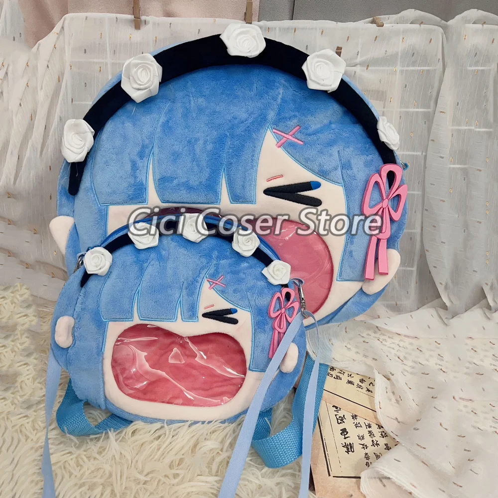 Аниме Re: Zero Rem Ram, косплей Itabag, мультяшные фигурки, сумка-мессенджер, рюкзак для девочек и женщин, подарки на Рождество, Хэллоуин, Ita-bag
Аниме Re: Zero Rem Ram, косплей Itabag, мультяшные фигурки, сумка-мессенджер, рюкзак для девочек и женщин, подарки на Рождество, Хэллоуин, Ita-bag