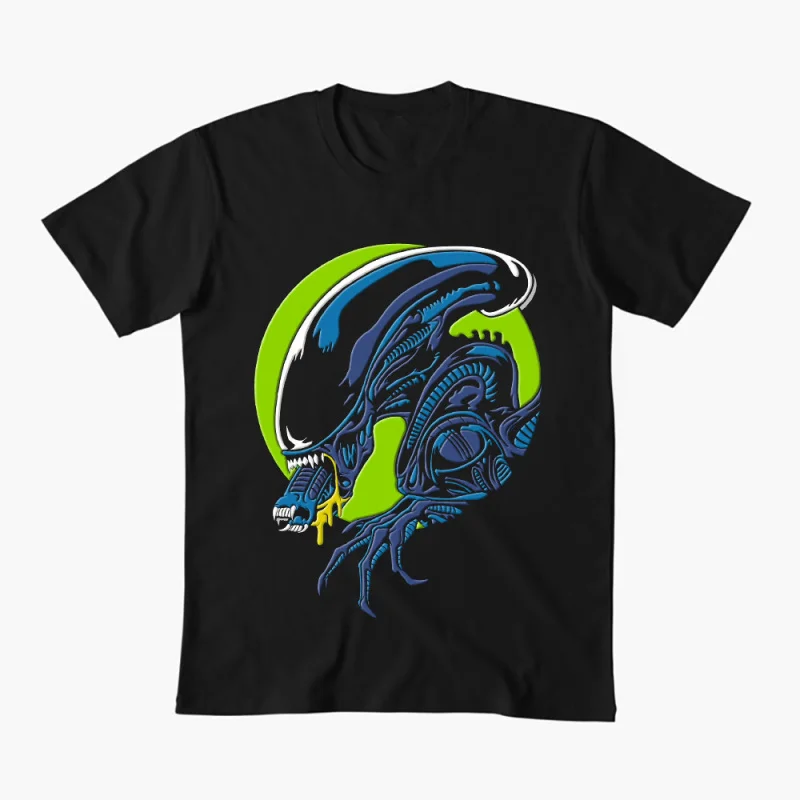 0410 Sci-Fic Alien Gift T-Shirt Weyland Horror movie Xenomorp 100% cotton Short Sleeve Graphic clothes All size tops S-6XL
0410 Sci-Fic Alien Gift T-Shirt Weyland Horror movie Xenomorp 100% cotton Short Sleeve Graphic clothes All size tops S-6XL