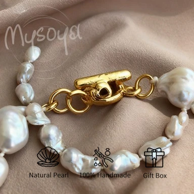 MYSOYA 14-18 мм большое ожерелье из пресноводного жемчуга в стиле барокко с подарочной коробкой идеальный подарок на свадьбу, день рождения, Рождество, Новый год
MYSOYA 14-18 мм большое ожерелье из пресноводного жемчуга в стиле барокко с подарочной коробкой идеальный подарок на свадьбу, день рождения, Рождество, Новый год