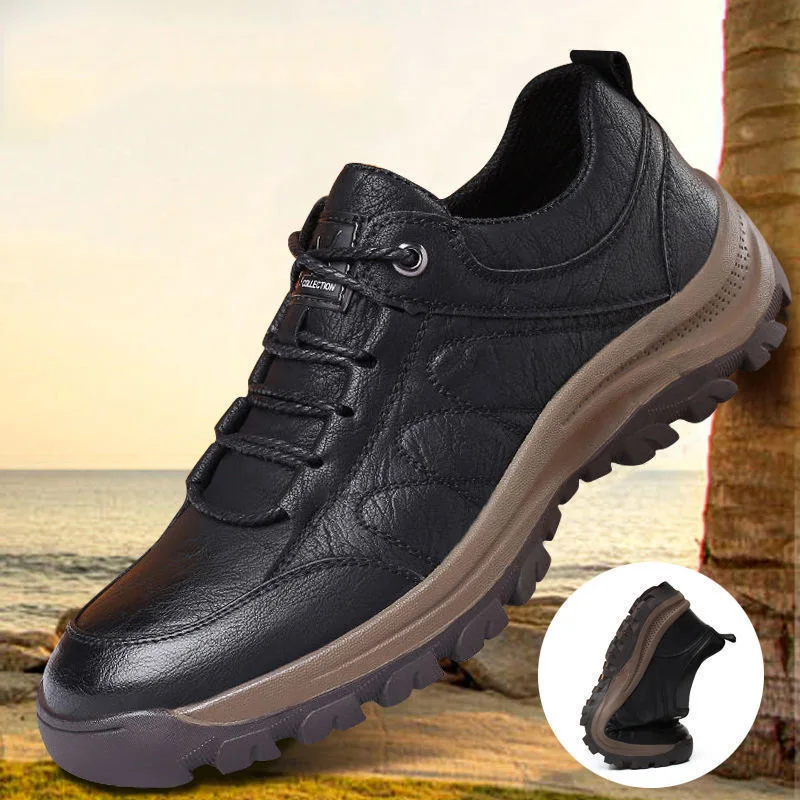 Winter Men Leather Shoes Platform Cotton Warm Climbing Casual Sneakers Outdoor Running Hiking Working Shoes Zapatillas Hombre
Winter Men Leather Shoes Platform Cotton Warm Climbing Casual Sneakers Outdoor Running Hiking Working Shoes Zapatillas Hombre