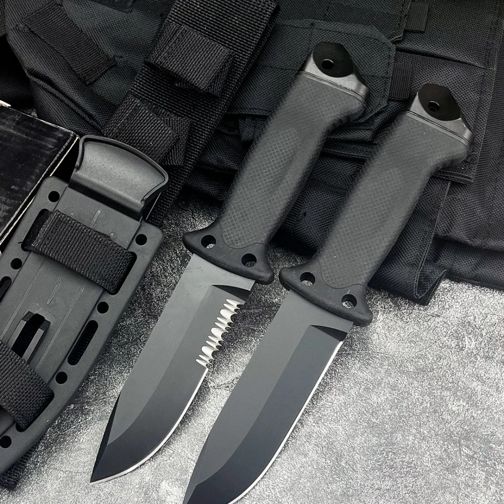 fixed 8Cr13Mov Stainless Steel Rubber handle Outdoor Survival Knife Portable Camping Pocket knife for Hiking fishing hand tools
fixed 8Cr13Mov Stainless Steel Rubber handle Outdoor Survival Knife Portable Camping Pocket knife for Hiking fishing hand tools