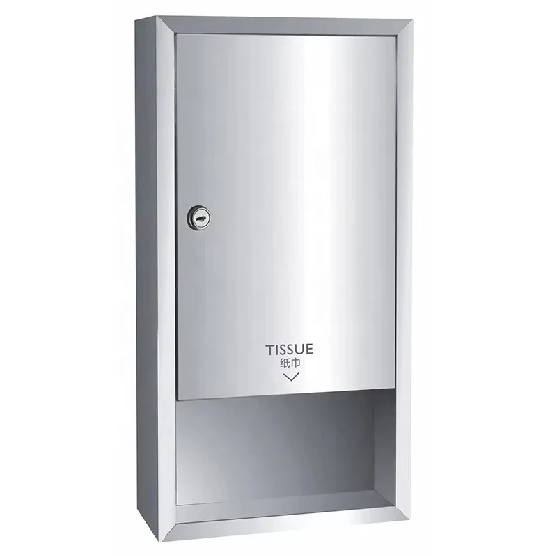 304 stainless steel paper towel large capacity wall-mounted paper towel dispenser
304 stainless steel paper towel large capacity wall-mounted paper towel dispenser