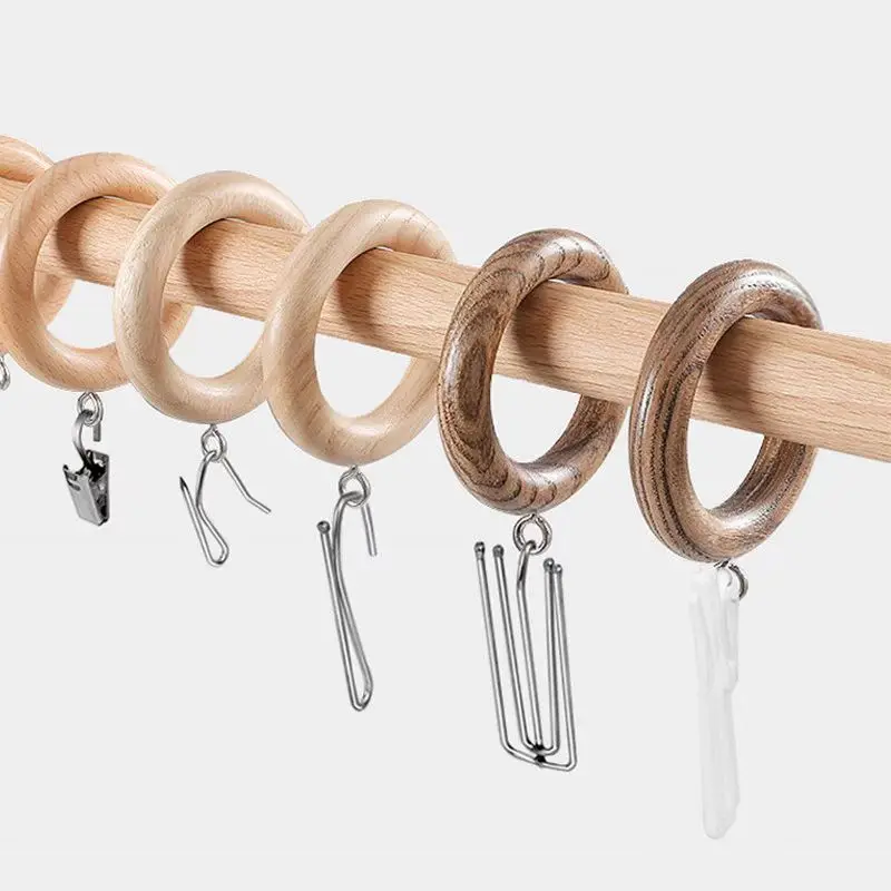 14Pcs/Pack Solid Wood Curtain Rod Hanging Ring,Suitable For Japanese Single Curtain Rod For Homestay/Hotel Windows Decor
14Pcs/Pack Solid Wood Curtain Rod Hanging Ring,Suitable For Japanese Single Curtain Rod For Homestay/Hotel Windows Decor