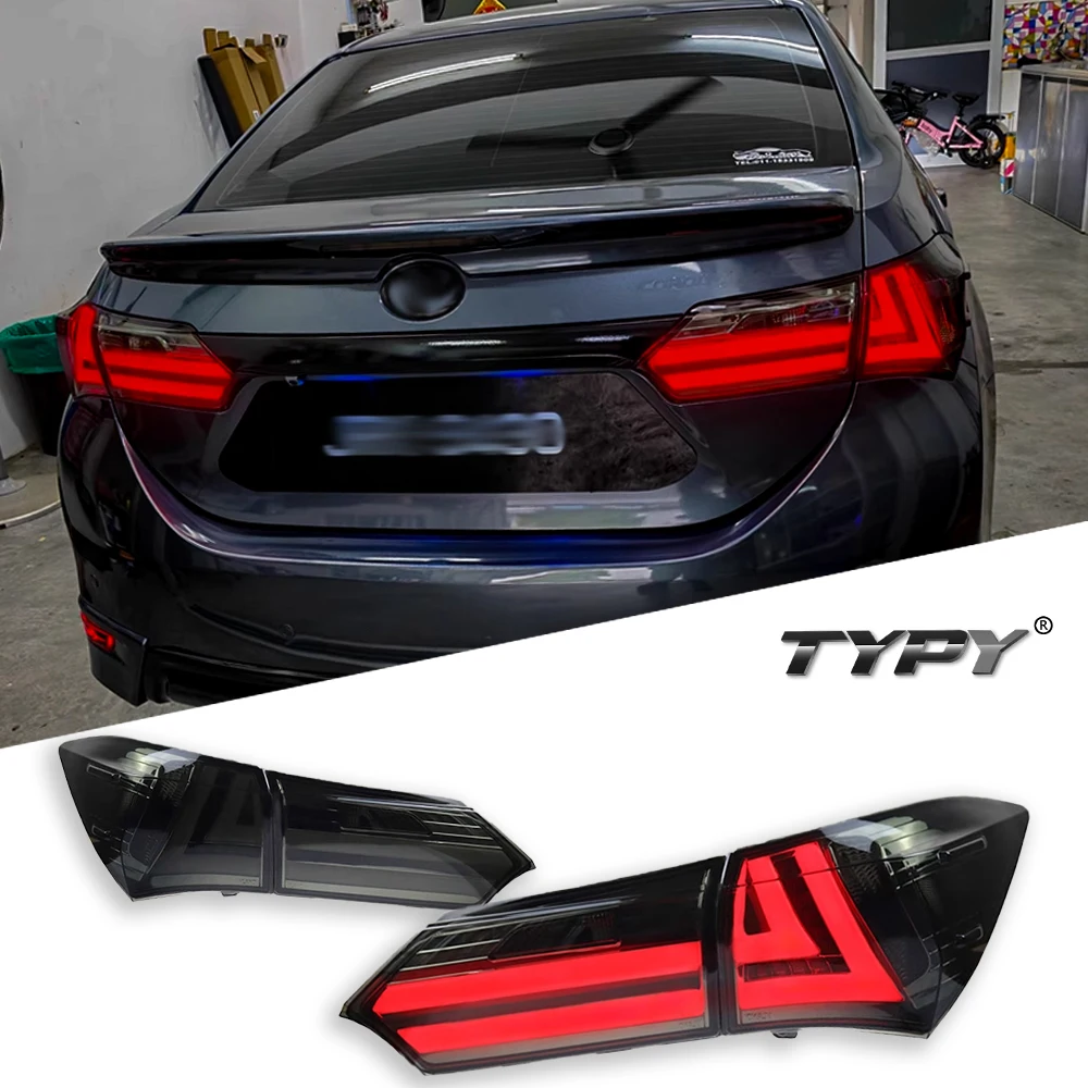 TYPY Car Tail Lamps For Toyota Corolla 2014-2017 Upgraded LED Taillights Dynamic Turn Signal Lamp Brake DRL Car Accessories
TYPY Car Tail Lamps For Toyota Corolla 2014-2017 Upgraded LED Taillights Dynamic Turn Signal Lamp Brake DRL Car Accessories