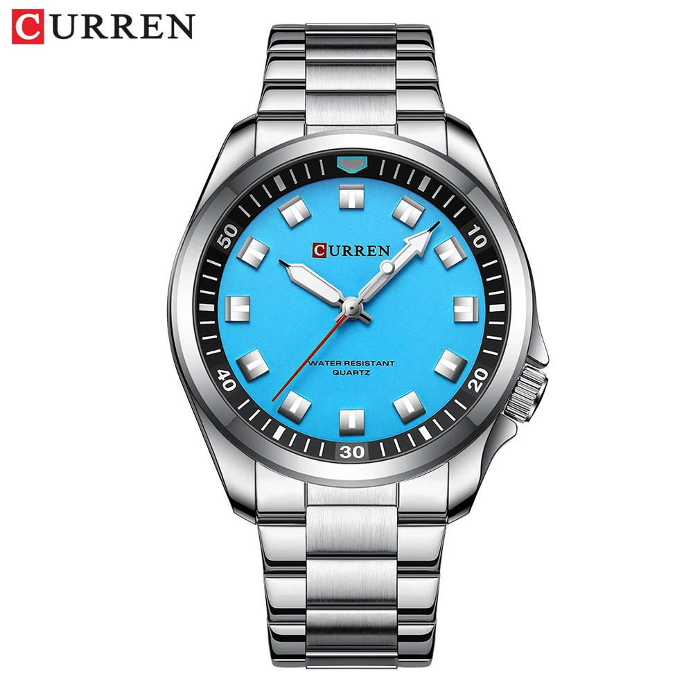CURREN Simple Business Stainless Steel Watch with Classics 44mm Blue Dial Men's Quartz Watches Casual Sport Man Clock
CURREN Simple Business Stainless Steel Watch with Classics 44mm Blue Dial Men's Quartz Watches Casual Sport Man Clock