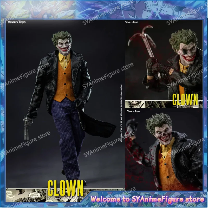 Hot Sale Venus Toys VET002 1/12 Prince of Crime Clown Action Soldier Doll Action Figure Toy Collection Gift
Hot Sale Venus Toys VET002 1/12 Prince of Crime Clown Action Soldier Doll Action Figure Toy Collection Gift