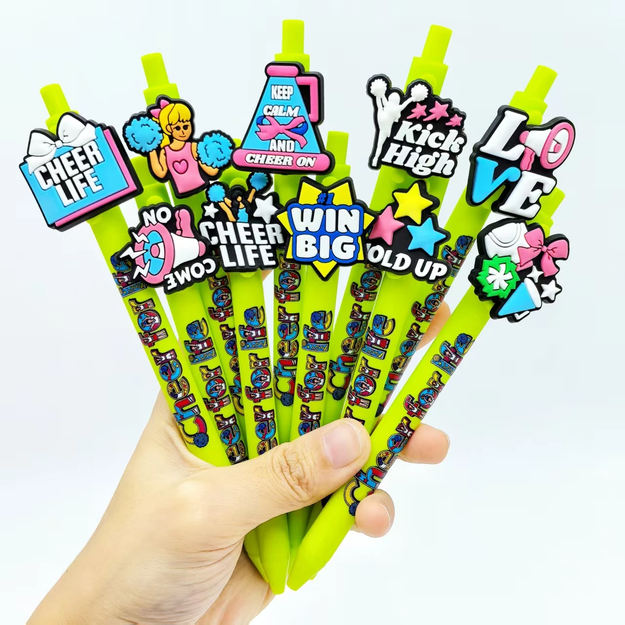 6pcs/10pcs/12pcs/18pcs cheerleading ballpoint pens Cheering competition Ballpoint pens student signature pens
6pcs/10pcs/12pcs/18pcs cheerleading ballpoint pens Cheering competition Ballpoint pens student signature pens