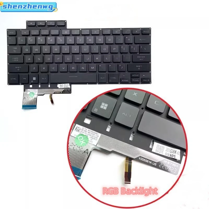 LL+ New US Backlit keyboard for ASUS ROG 16 Zephyrus M16 GU604 GU604VI GU604VY 2023
LL+ New US Backlit keyboard for ASUS ROG 16 Zephyrus M16 GU604 GU604VI GU604VY 2023