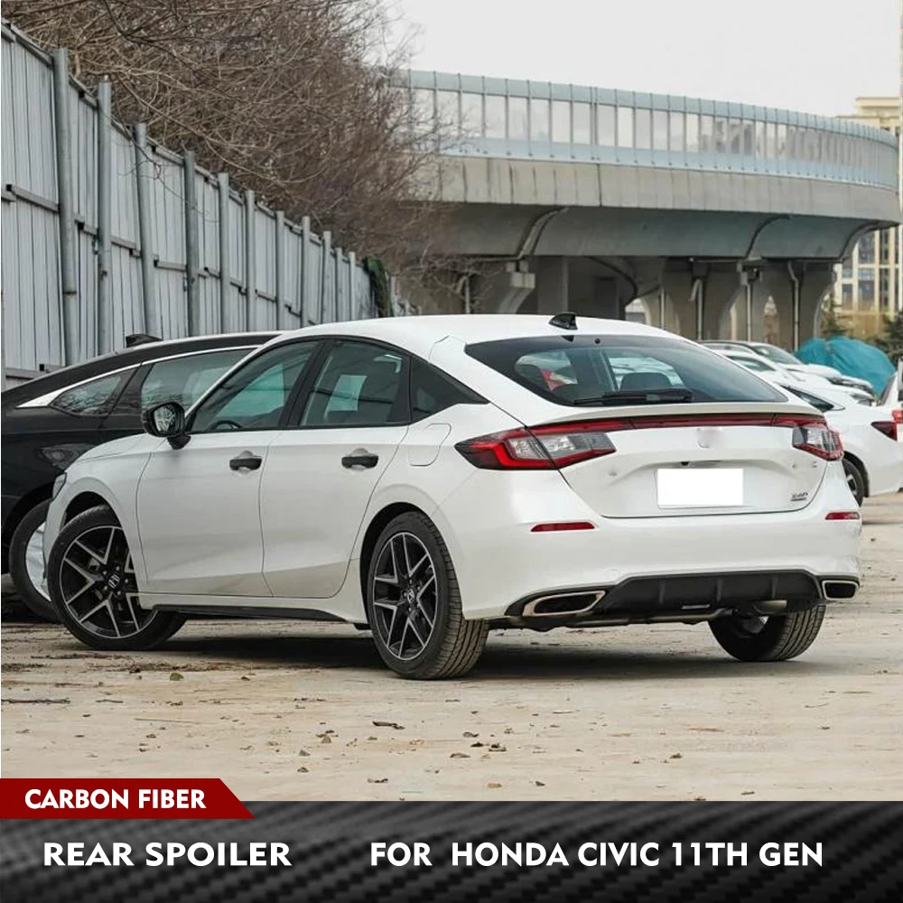 For Honda Civic 11th Gen Liftback 2022-2026 Carbon Fiber Car Rear Trunk Spoiler Lip Car Rear Trunk Tail Racing Spoiler Wing Lip
For Honda Civic 11th Gen Liftback 2022-2026 Carbon Fiber Car Rear Trunk Spoiler Lip Car Rear Trunk Tail Racing Spoiler Wing Lip