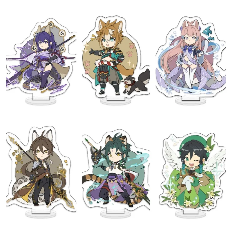 New Genshin Impact Acrylic Stand, Model Plate, Zhongli, Xiao Kazuha, Diluc, Hutao, Ganyu,Tartaglia, Cute Figures, Standing Gift
New Genshin Impact Acrylic Stand, Model Plate, Zhongli, Xiao Kazuha, Diluc, Hutao, Ganyu,Tartaglia, Cute Figures, Standing Gift