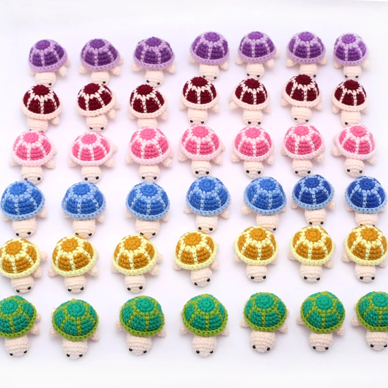 Cute Handmade Crochet Turtle Doll Pendant Small Sea Turtle Knitted Keychain Colorful Turtle Car Backpack Hanging DIY Keychain
Cute Handmade Crochet Turtle Doll Pendant Small Sea Turtle Knitted Keychain Colorful Turtle Car Backpack Hanging DIY Keychain