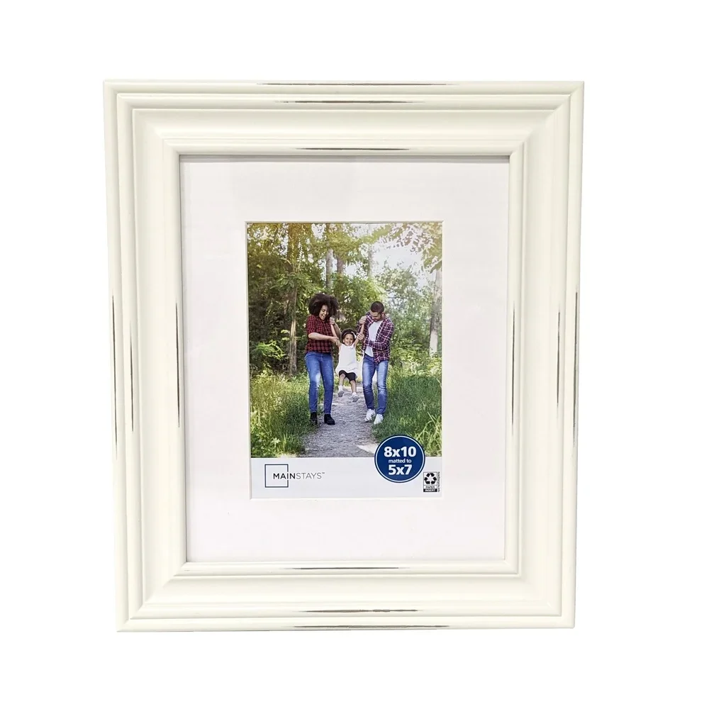 8x10 Distressed White Gallery Frame with Bevel Mat 5x7 Vertical Horizontal Use Tabletop Wall Display Rustic Home Decor
8x10 Distressed White Gallery Frame with Bevel Mat 5x7 Vertical Horizontal Use Tabletop Wall Display Rustic Home Decor