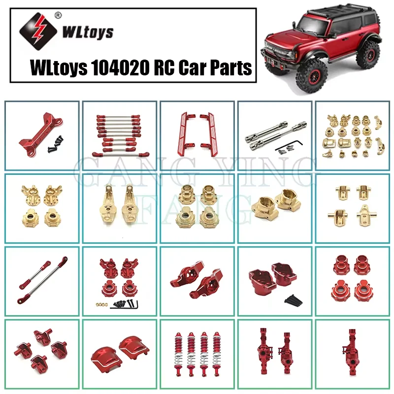 WLtoys 104020 1/10 Professional RC Car Off Road 4x4 2.4G 4WD Metal Upgrade Modification Kit Shock Absorber Steering Cup Pull Rod
WLtoys 104020 1/10 Professional RC Car Off Road 4x4 2.4G 4WD Metal Upgrade Modification Kit Shock Absorber Steering Cup Pull Rod
