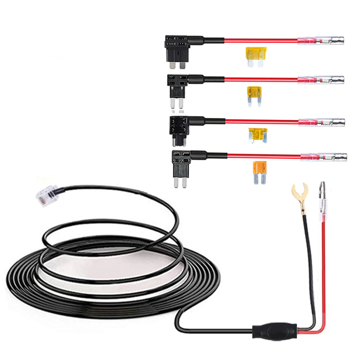 Rada Detector Hardwire Kit, for Escort for Valentine One for Uniden for Beltronics for Cobra,with RJ-11 Telephone Style Jack
Rada Detector Hardwire Kit, for Escort for Valentine One for Uniden for Beltronics for Cobra,with RJ-11 Telephone Style Jack
