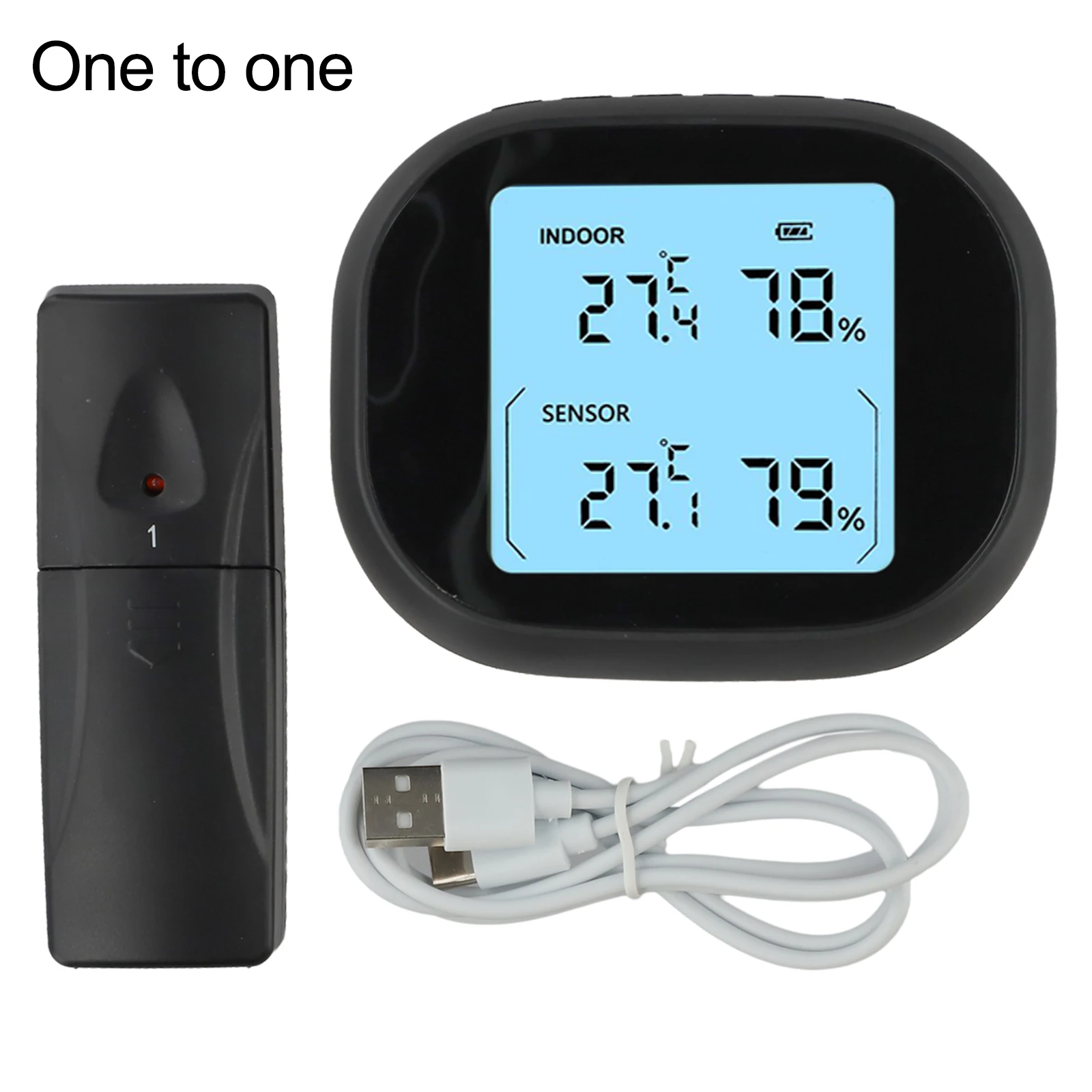 Digital Temperature Sensor 135x120x60mm Packaging Rechargeable Hygrometer ABS Material Adjustable Light Brightness
Digital Temperature Sensor 135x120x60mm Packaging Rechargeable Hygrometer ABS Material Adjustable Light Brightness