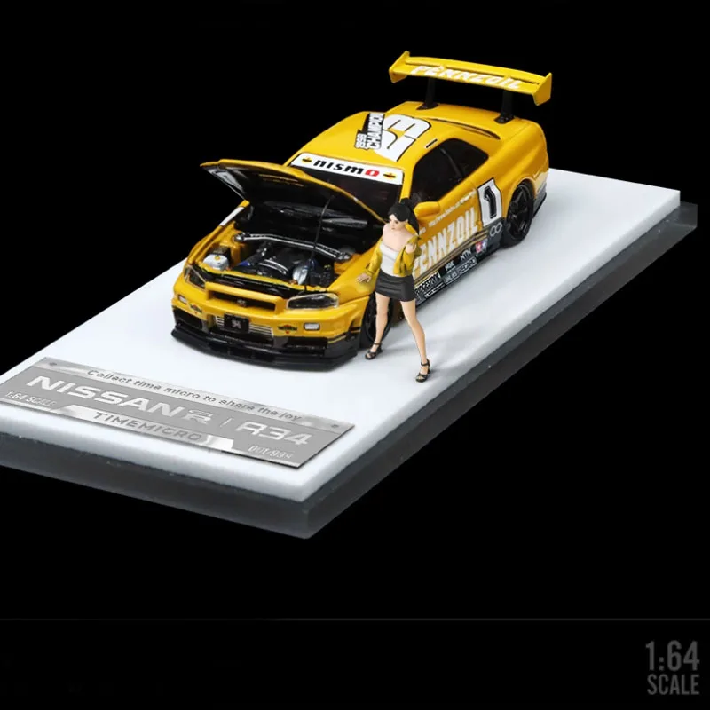 1:64 Scale Nissan GTR34 Doll Normal Version TM643438 Simulation Alloy Toy Car Model Classic Collectible Ornament Gift Souvenir
1:64 Scale Nissan GTR34 Doll Normal Version TM643438 Simulation Alloy Toy Car Model Classic Collectible Ornament Gift Souvenir