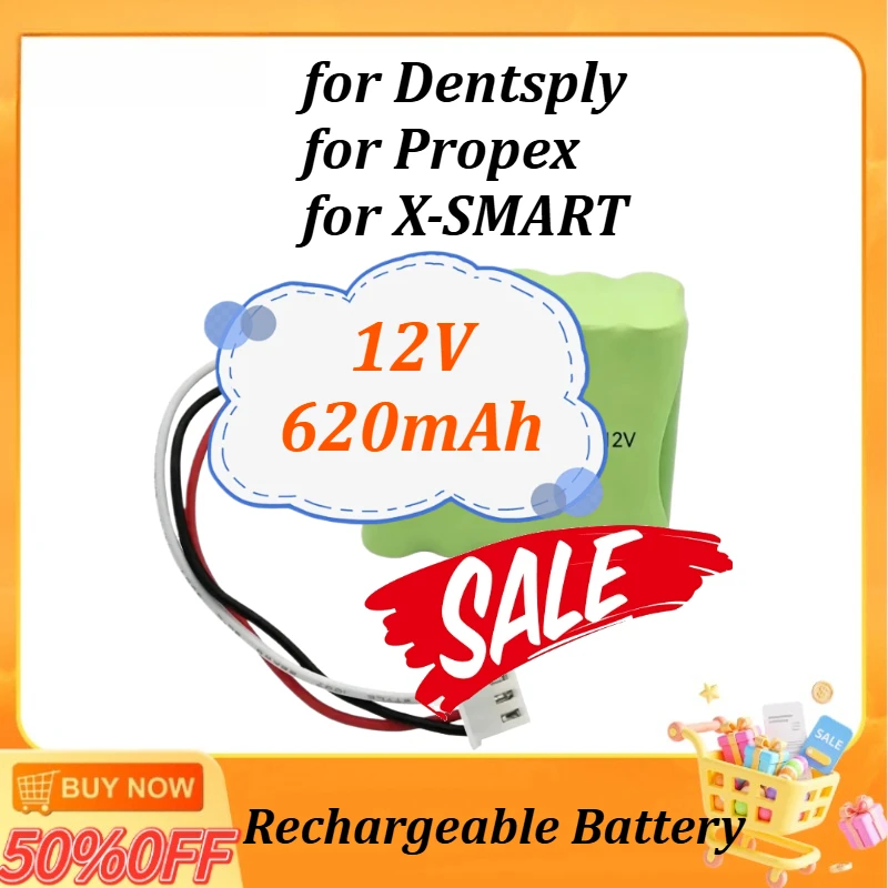 Аккумулятор Dentsply 12V 620/1000 мАч для Propex, для эндодонтического мотора X-SMART, мотора NSK для корневых каналов, большой емкости, более долговечный
Аккумулятор Dentsply 12V 620/1000 мАч для Propex, для эндодонтического мотора X-SMART, мотора NSK для корневых каналов, большой емкости, более долговечный