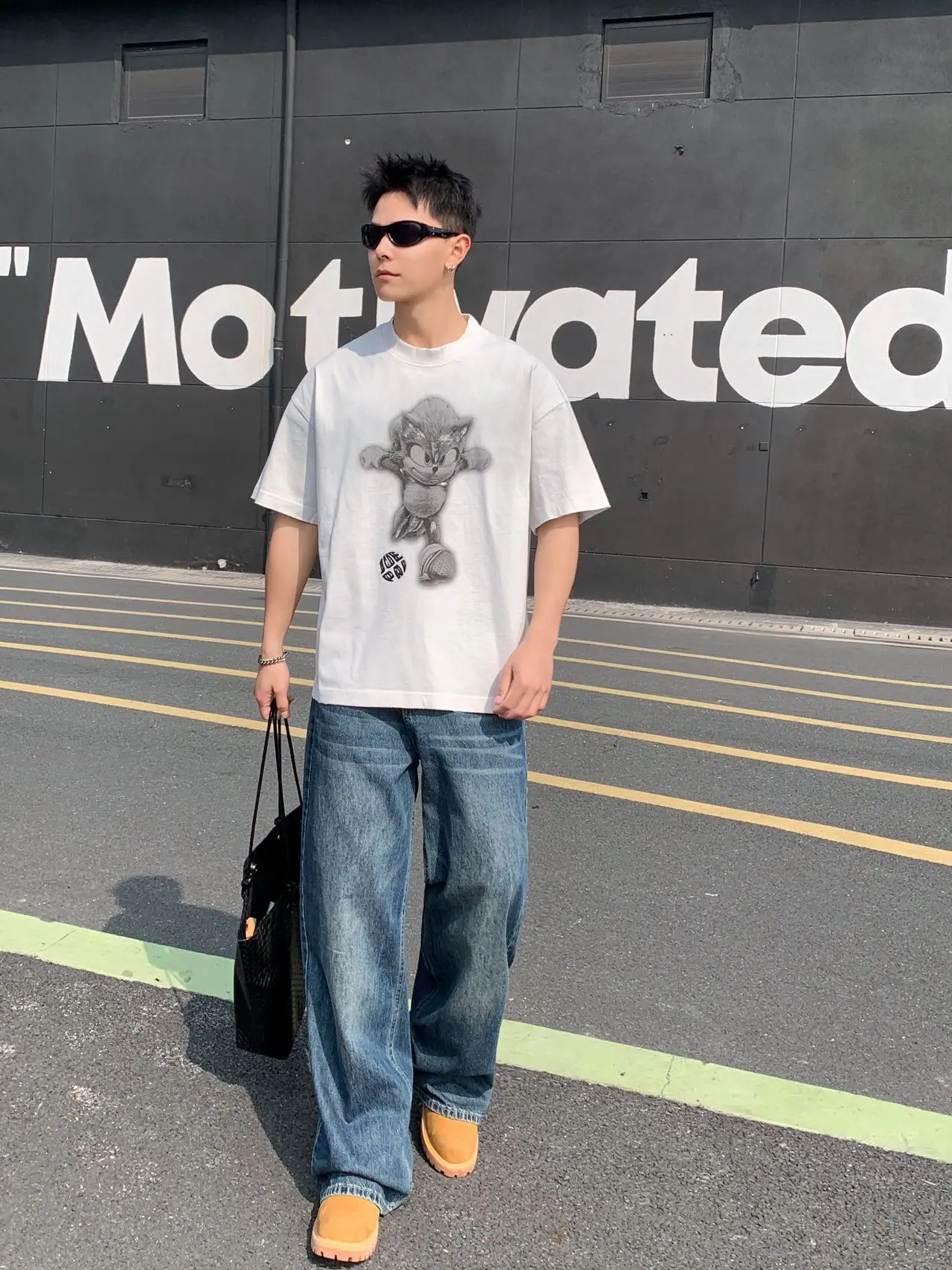 Loose Fit Men's ort Sve T-irt Summer Casual Cotton Cartoon Print Comfortable Breathable f Sve Trendy Streetwear
Loose Fit Men's ort Sve T-irt Summer Casual Cotton Cartoon Print Comfortable Breathable f Sve Trendy Streetwear