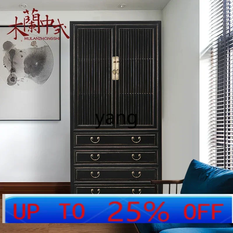 LMM new Chinese antique decorative cabinet solid wood wardrobe retro indoor locker
LMM new Chinese antique decorative cabinet solid wood wardrobe retro indoor locker