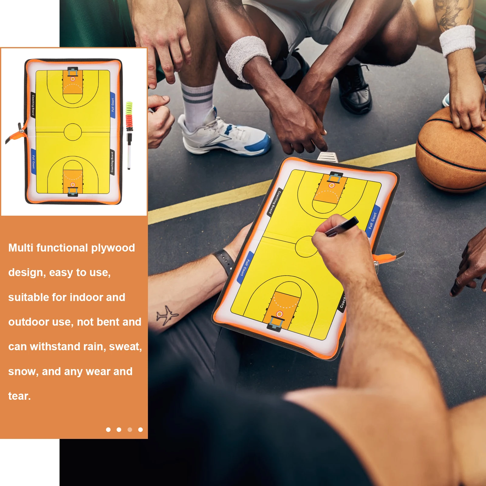 Professional Basketball Clipboard Pu Training Board Durable Lightweight Waterproof Sports Ball Match Equipment
Professional Basketball Clipboard Pu Training Board Durable Lightweight Waterproof Sports Ball Match Equipment