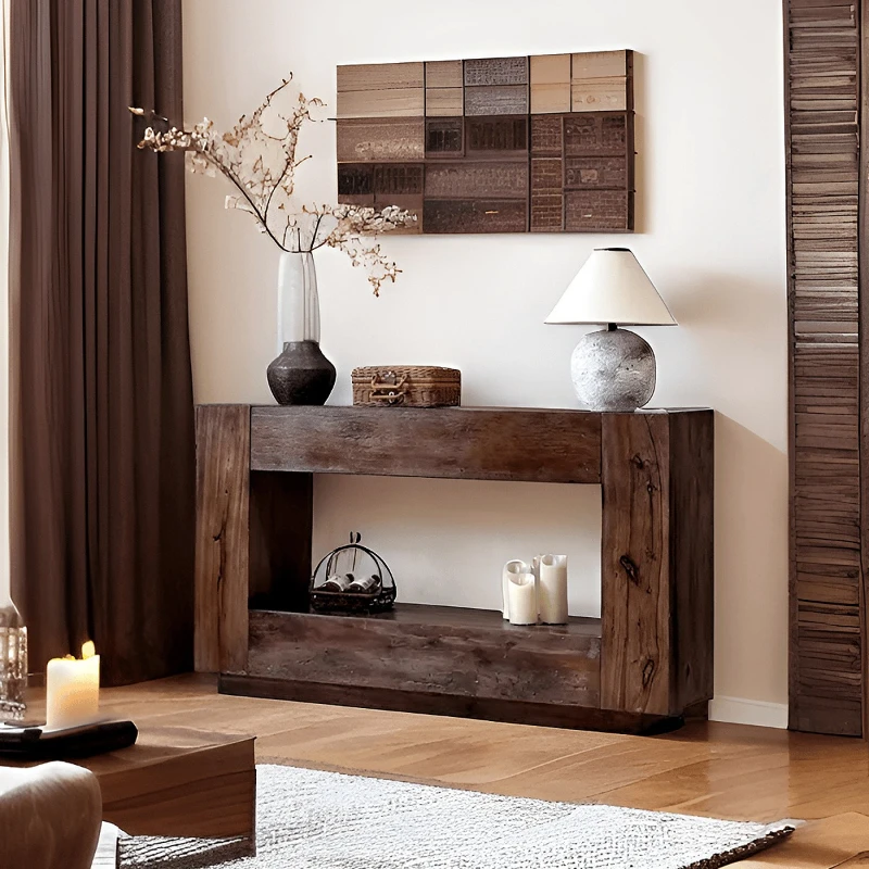 B & B hotel retro decorative storage cabinet wabi-sandy wind porch solid wood edge cabinet low TV
B & B hotel retro decorative storage cabinet wabi-sandy wind porch solid wood edge cabinet low TV