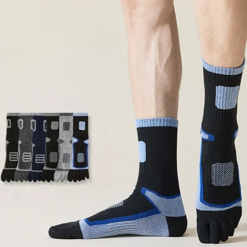 6 Pairs Man High Quality Cotton Sports Running Crew Socks Fleece Toe Socks Men Autumn Winter Warm Five Finger Socks
6 Pairs Man High Quality Cotton Sports Running Crew Socks Fleece Toe Socks Men Autumn Winter Warm Five Finger Socks