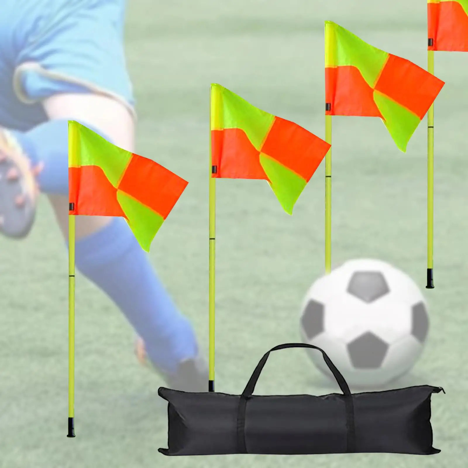 Футбольные угловые флаги с сумкой для хранения Многоцелевые профессиональные принадлежности Портативные футбольные палки для соревнований Спорт на открытом воздухе
Футбольные угловые флаги с сумкой для хранения Многоцелевые профессиональные принадлежности Портативные футбольные палки для соревнований Спорт на открытом воздухе
