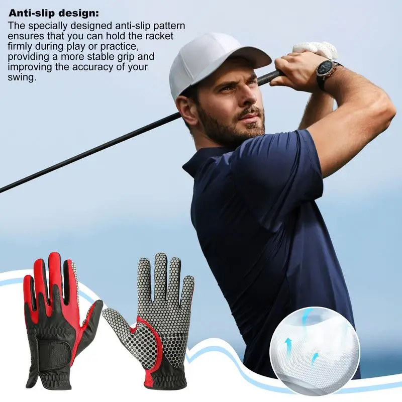 Golf Gloves Left Hand Shock Absorption Sports Gloves Shock Absorption Ball Sports Hand Protective Gear For Enhanced Grip
Golf Gloves Left Hand Shock Absorption Sports Gloves Shock Absorption Ball Sports Hand Protective Gear For Enhanced Grip