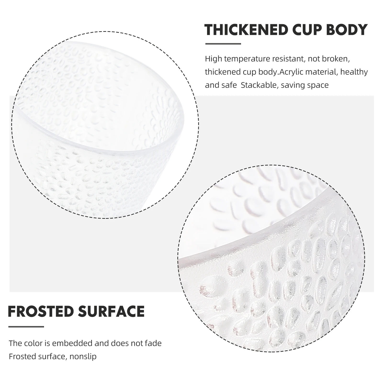 4 Pcs Acrylic Cups Premium Material Beautiful Elegant Smooth Surface Large Capacity Practical Beverage held Transparent
4 Pcs Acrylic Cups Premium Material Beautiful Elegant Smooth Surface Large Capacity Practical Beverage held Transparent