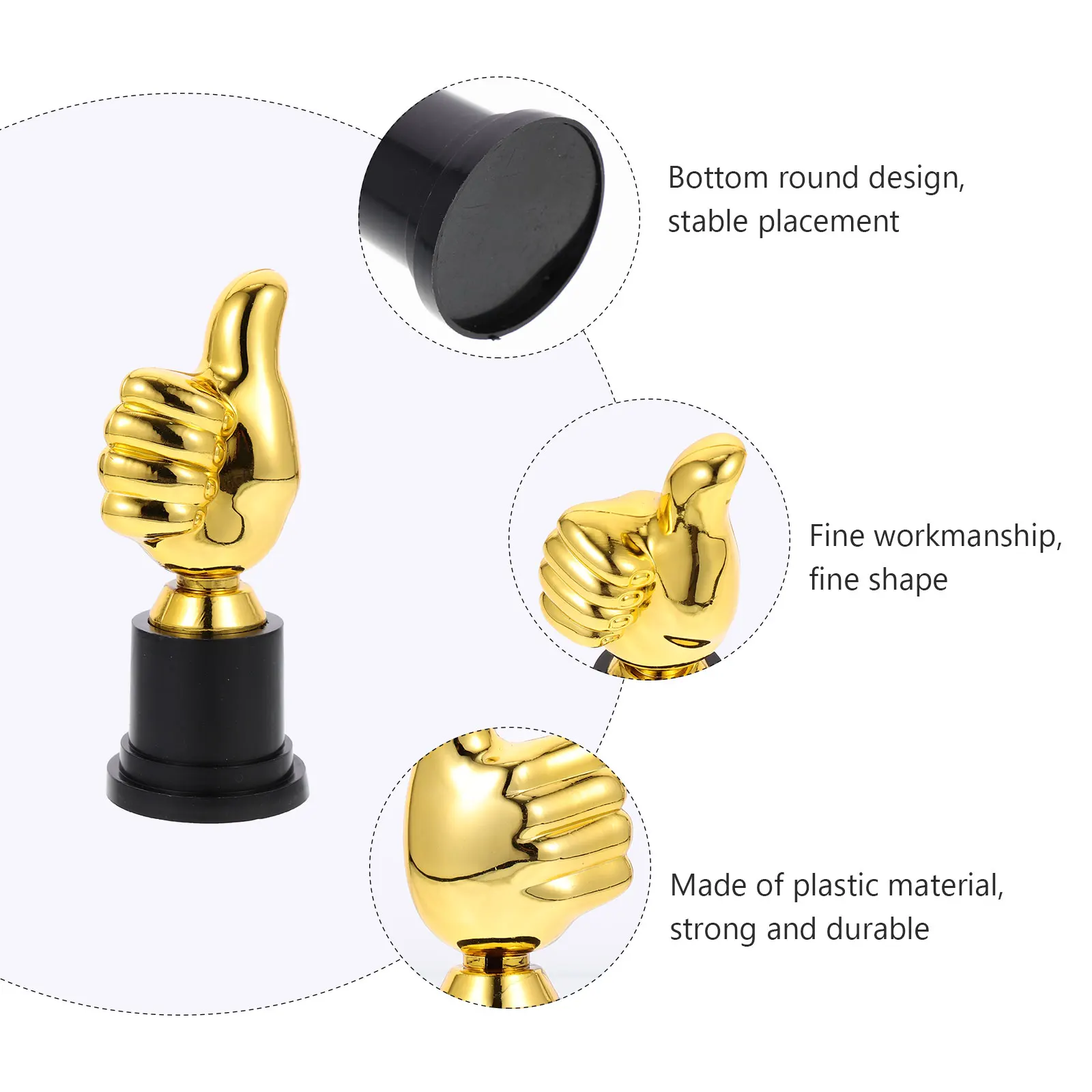 4 Pcs Plastic Trophy Trophies for Children Football Household Award Trophys Work Small Awards
4 Pcs Plastic Trophy Trophies for Children Football Household Award Trophys Work Small Awards