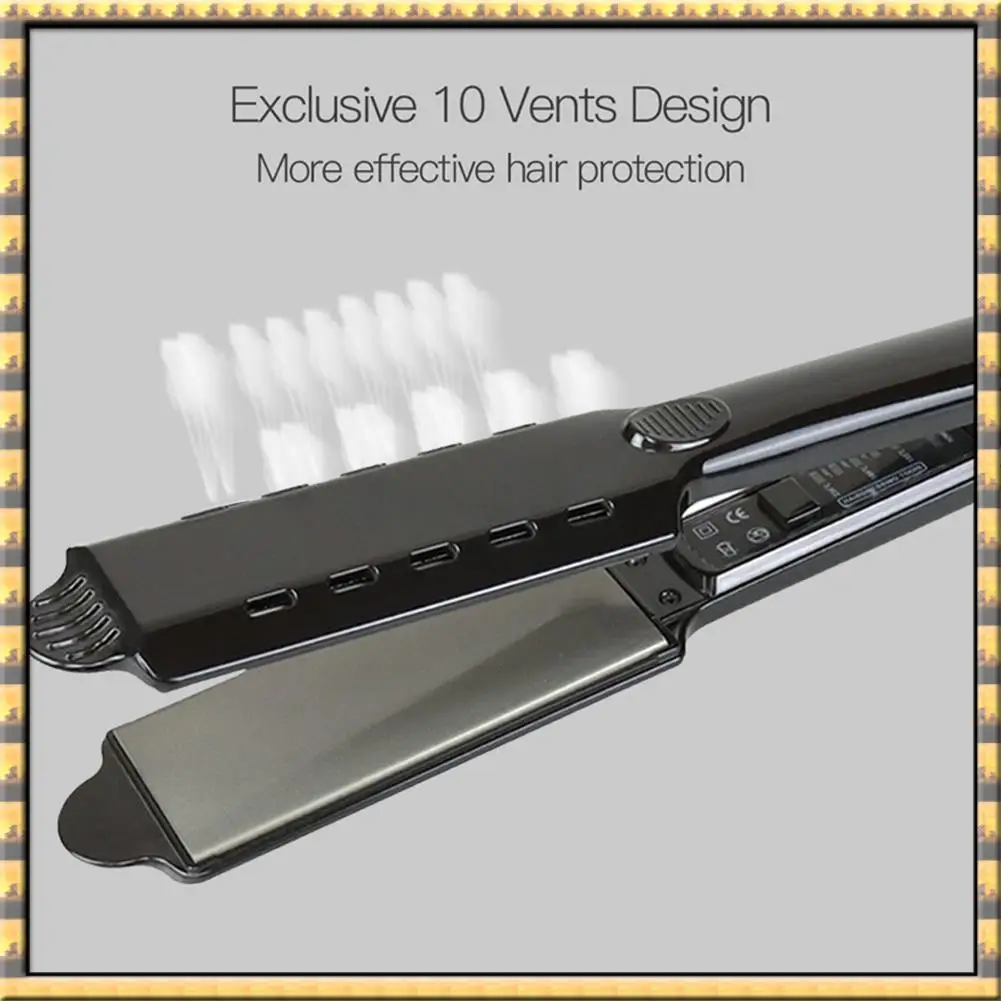 Hot Sale Hair Straightener Professional Salon Vapor Flat Hair Straightening For All Hair Type Five Adjustable Temperature US Plu
Hot Sale Hair Straightener Professional Salon Vapor Flat Hair Straightening For All Hair Type Five Adjustable Temperature US Plu