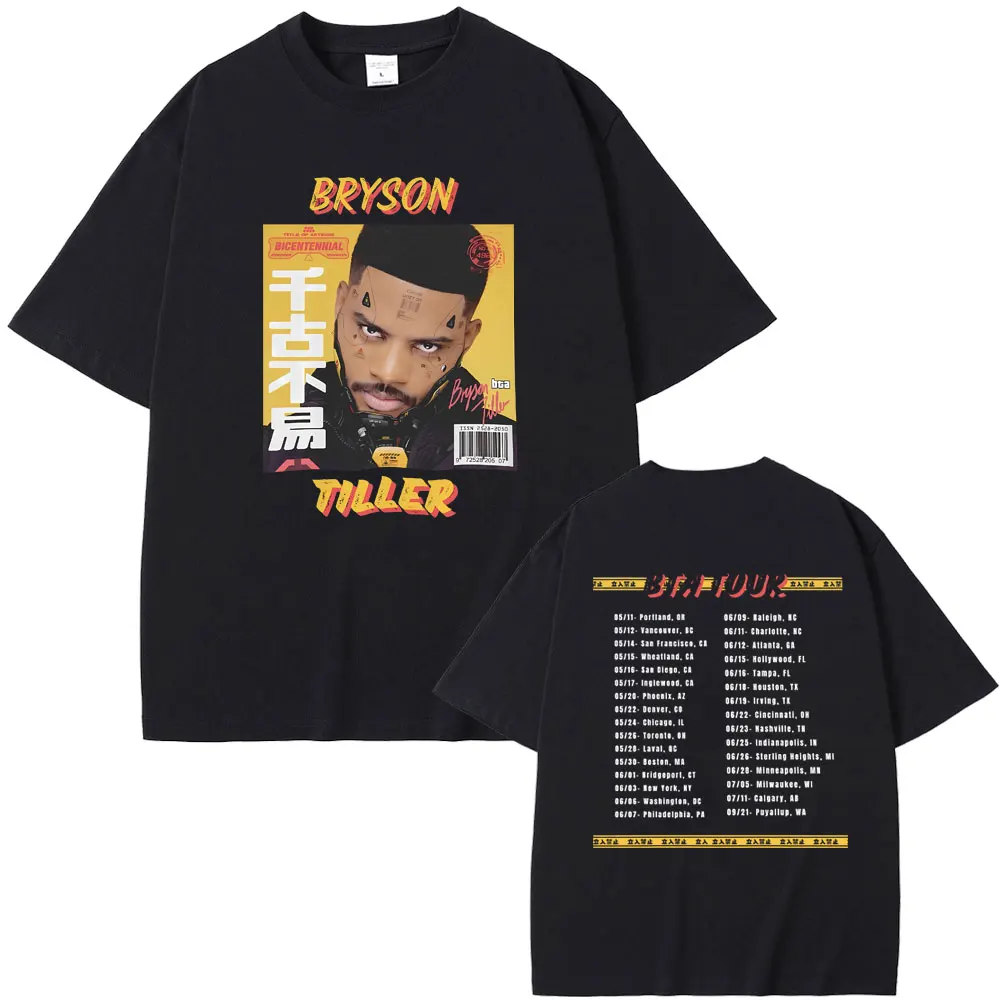 Rapper Bryson Tiller Bta Tour T Shirts Men Women Hip Hop Fashion Oversized T-shirts Men's Casual Cotton Tshirt Male Streetwear
Rapper Bryson Tiller Bta Tour T Shirts Men Women Hip Hop Fashion Oversized T-shirts Men's Casual Cotton Tshirt Male Streetwear