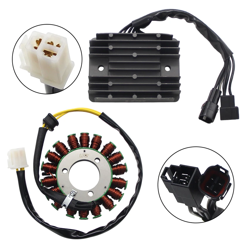 Motorcycle Voltage Regulator Rectifier and Stator Coil For Suzuki GSXR600 GSXR750 2008-2010 32800-47H00 32800-18H00 31401-01H11
Motorcycle Voltage Regulator Rectifier and Stator Coil For Suzuki GSXR600 GSXR750 2008-2010 32800-47H00 32800-18H00 31401-01H11