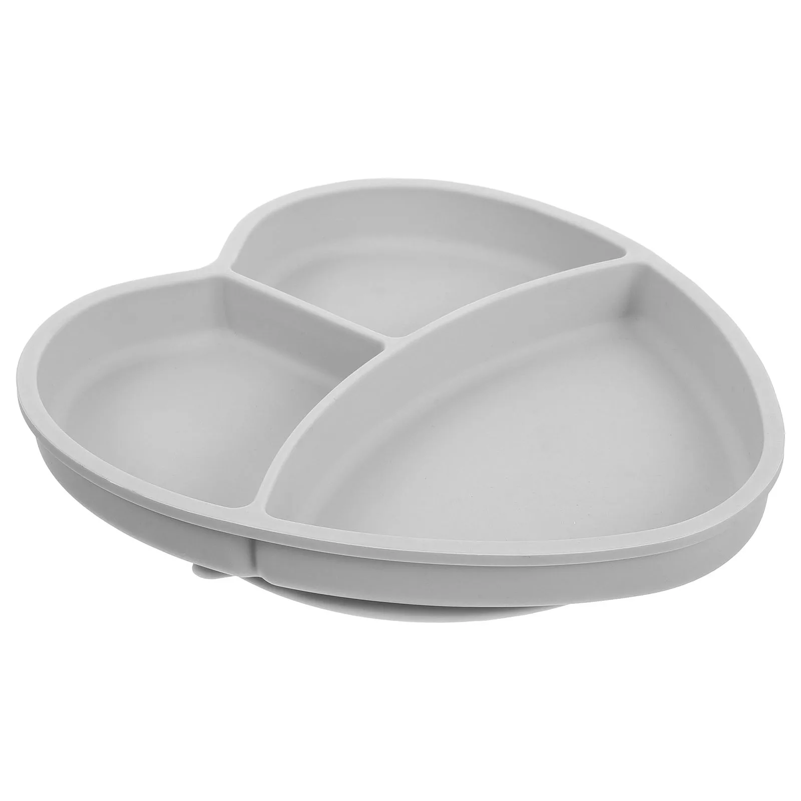 Silicone Anti Fall Plates Baby Divided Suction Food Grade Grey Heart Shaped Toddler Training Dining Bowls Infant Feeding
Silicone Anti Fall Plates Baby Divided Suction Food Grade Grey Heart Shaped Toddler Training Dining Bowls Infant Feeding