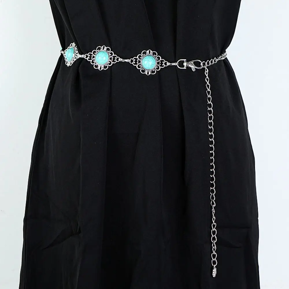 Metal Turquoise Waist Chain Minority Design Europe American Style Western Country Waist Chain Alloy Jewelry Accessories
Metal Turquoise Waist Chain Minority Design Europe American Style Western Country Waist Chain Alloy Jewelry Accessories
