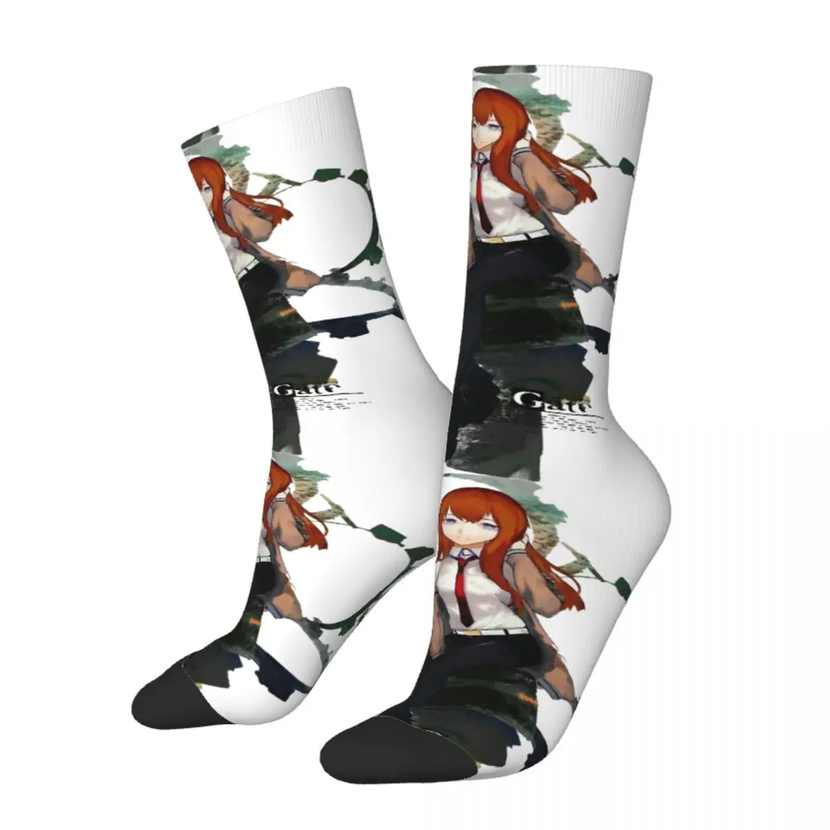 Funny Crazy Sock for Men Makise Kurisu Hip Hop Vintage Steins Gate Anime Happy Quality Pattern Printed Boys Crew Sock Gift 
Funny Crazy Sock for Men Makise Kurisu Hip Hop Vintage Steins Gate Anime Happy Quality Pattern Printed Boys Crew Sock Gift
