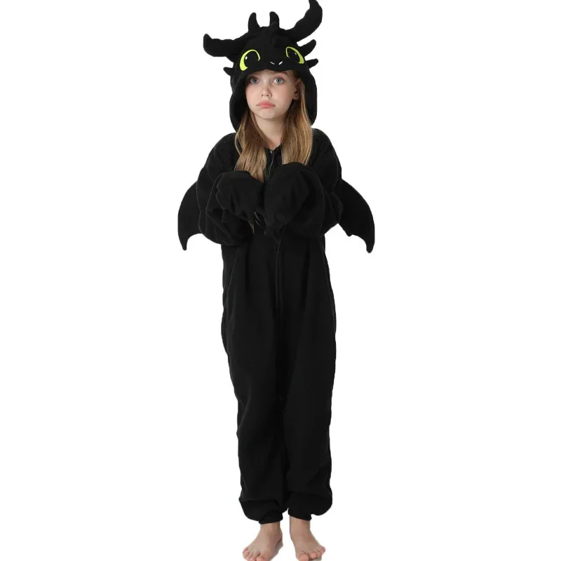 Black dragon Cartoon Cosplay One-Piece Pajamas white dragonAnimals Halloween Girls Kigurumi Anime Pajamas
Black dragon Cartoon Cosplay One-Piece Pajamas white dragonAnimals Halloween Girls Kigurumi Anime Pajamas