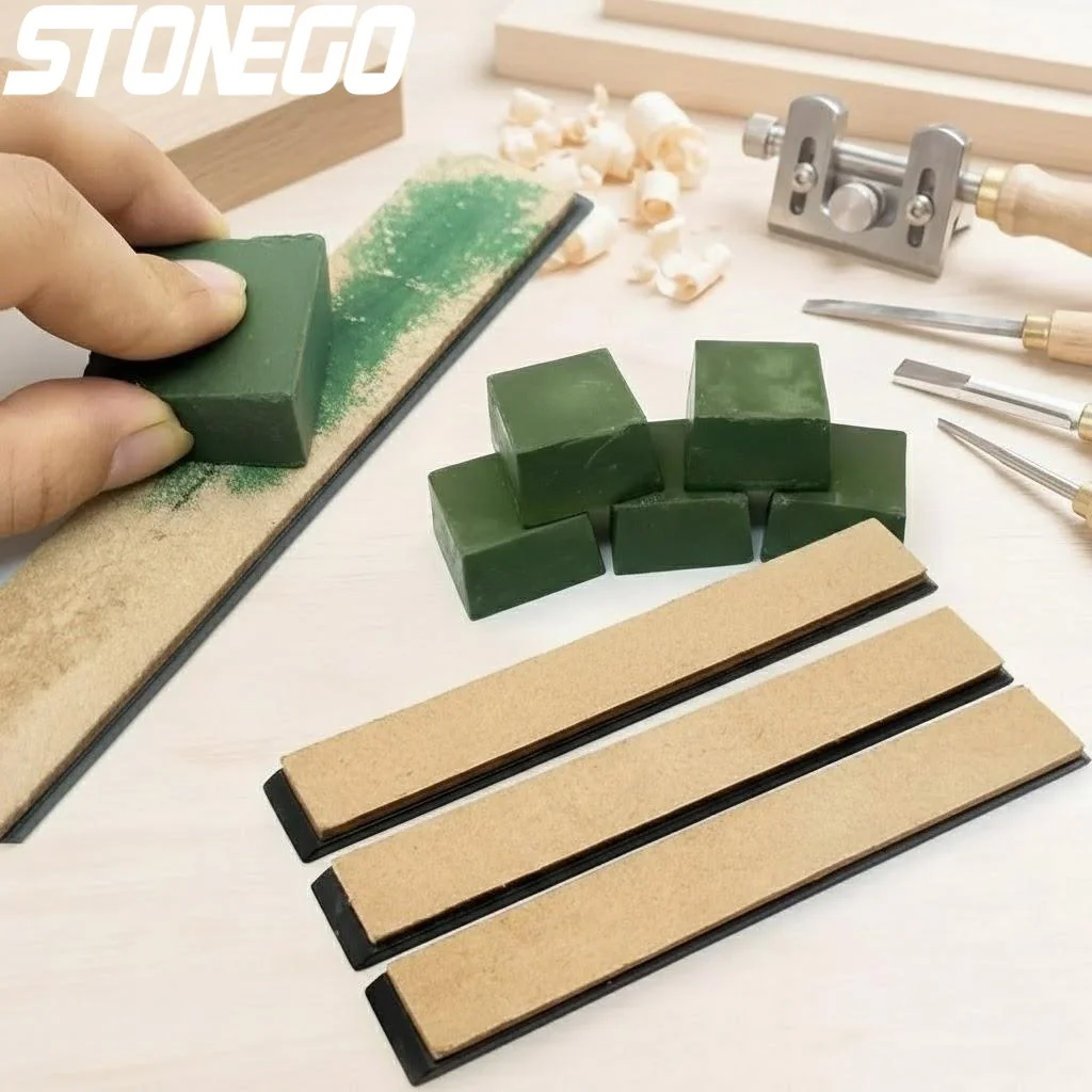 Knife Sharpener Polishing Tool Leather Honing Strop Compound Grinding Paste for Easy Sharpening Professional Knife Maintenance
Knife Sharpener Polishing Tool Leather Honing Strop Compound Grinding Paste for Easy Sharpening Professional Knife Maintenance