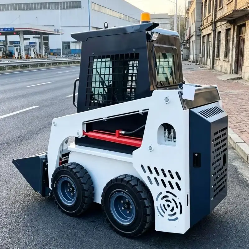 Customized Skid Steer Loader, Ride-on Multi-functional Skid Equipment, Short-distance Handling Machinery for Asphalt and Gravel
Customized Skid Steer Loader, Ride-on Multi-functional Skid Equipment, Short-distance Handling Machinery for Asphalt and Gravel
