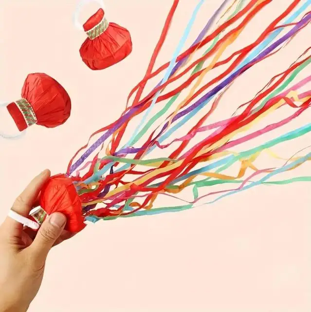 10Pcs Hand Throw Streamer Popper Birthday Wedding Graduation Retirement Party Celebration No Mess Confetti Paper Ribbon Cracker
10Pcs Hand Throw Streamer Popper Birthday Wedding Graduation Retirement Party Celebration No Mess Confetti Paper Ribbon Cracker