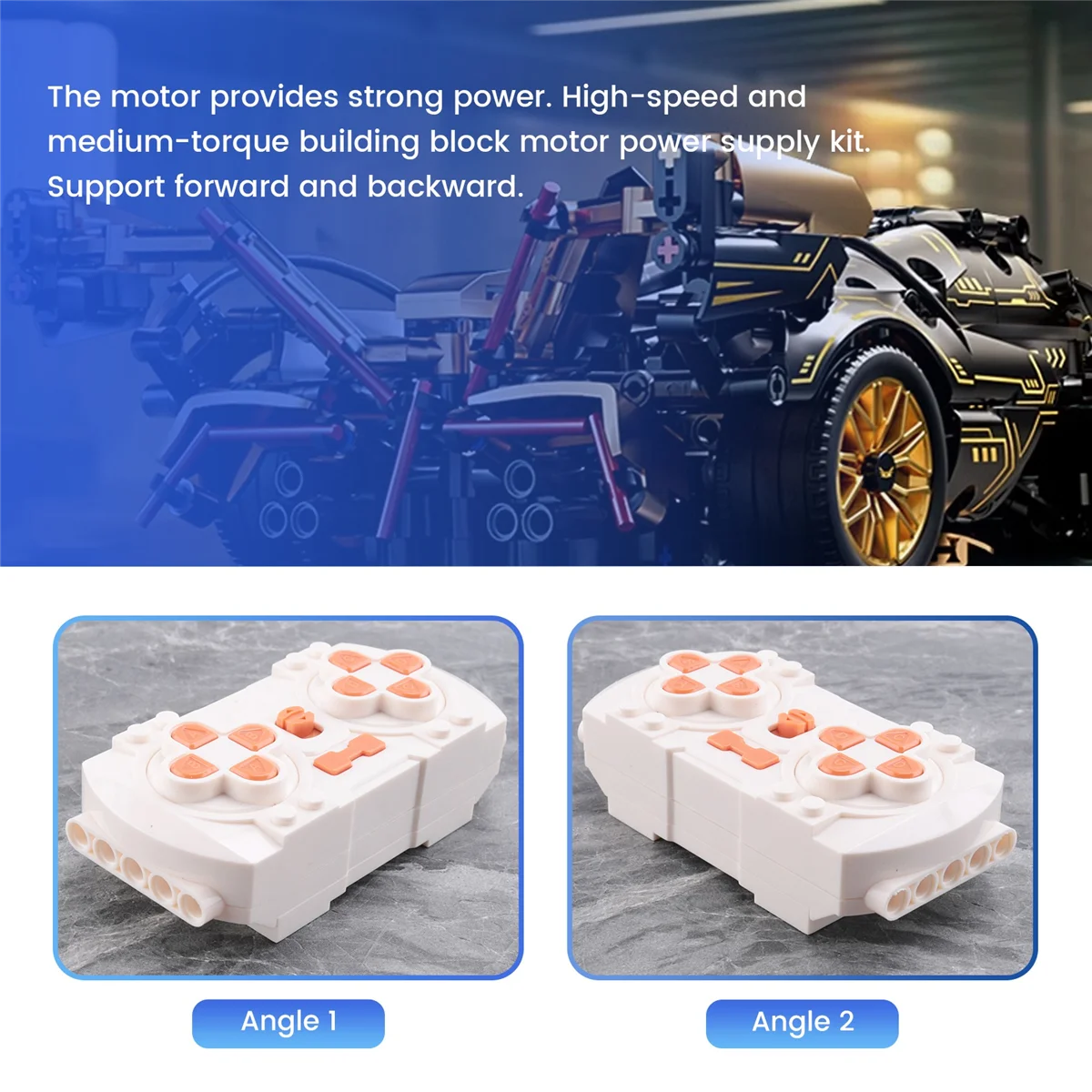 AAAF 1Set Power Function Motor App Remote Control Programming 2 Meduim Moter Set DIY Creative Building Block for Children
AAAF 1Set Power Function Motor App Remote Control Programming 2 Meduim Moter Set DIY Creative Building Block for Children