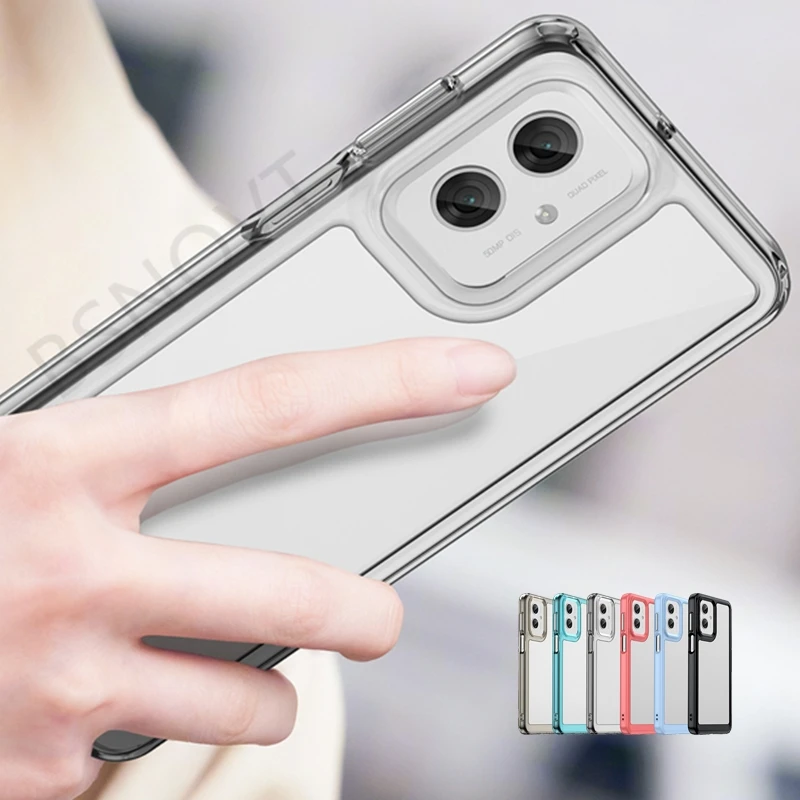 For Cover Moto G55 Case Motorola Moto G55 Capas Shockproof Phone Bumper Back Transparent Colour Clear For Fundas Moto G55 G 55
For Cover Moto G55 Case Motorola Moto G55 Capas Shockproof Phone Bumper Back Transparent Colour Clear For Fundas Moto G55 G 55