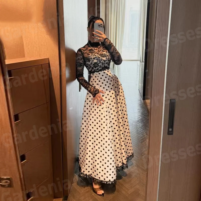 2026 Gorgeous A Line Women's Evening Dresses Long Sleeve Lace Prom Gowns Vestidos Para Mujer Customized High Neck Robe De Soirée
2026 Gorgeous A Line Women's Evening Dresses Long Sleeve Lace Prom Gowns Vestidos Para Mujer Customized High Neck Robe De Soirée