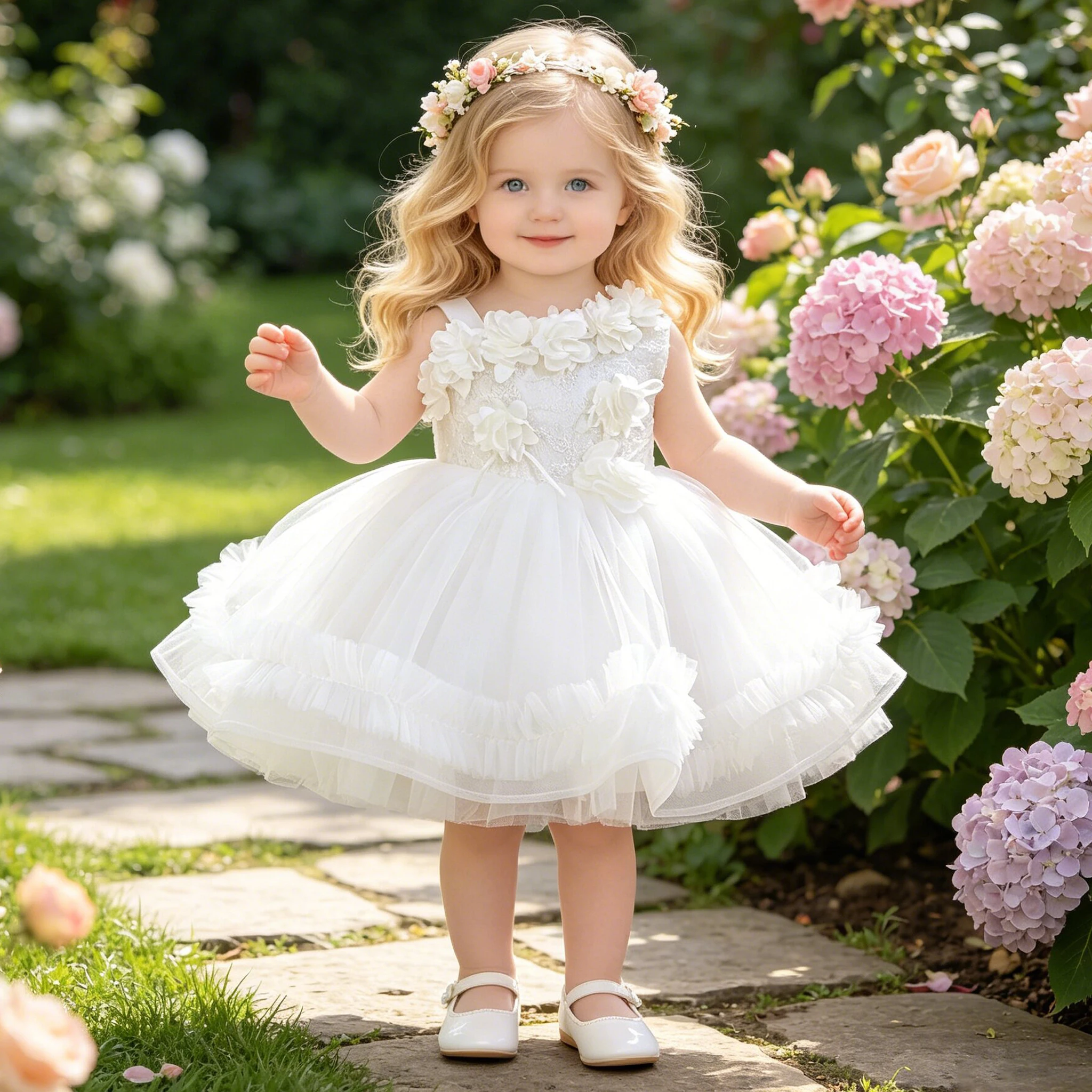Toddler Baptism Party Baby Girls Dress Elegant Flower 1st Birthday Wedding Princess Evening Dress Gir Gala Bridesmaids Prom Gown
Toddler Baptism Party Baby Girls Dress Elegant Flower 1st Birthday Wedding Princess Evening Dress Gir Gala Bridesmaids Prom Gown