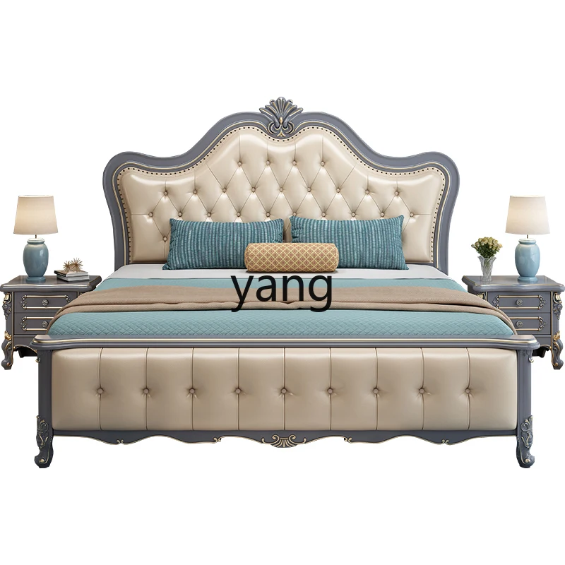 LH Solid Wood Bed Double Modern Simple Princess Bed Light Luxury Master Bedroom Furniture Wedding Bed
LH Solid Wood Bed Double Modern Simple Princess Bed Light Luxury Master Bedroom Furniture Wedding Bed